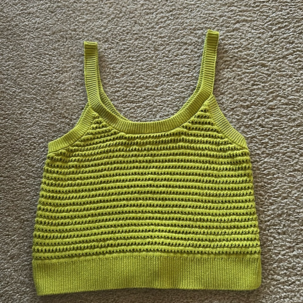 Crochet Crop Tank Top